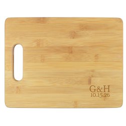 Modern Couple Cutting Board - Engraved Modern Couple Cutting Board - Engraved