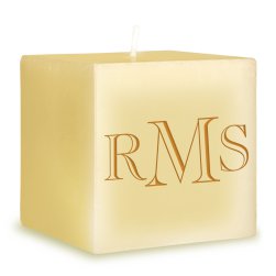 Riverwood Monogram Personalized Candle - Engraved