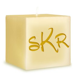 Anthony Monogram Personalized Candle - Engraved