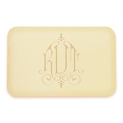 Whitlock Monogram Personalized Triple Milled French Soap - Engraved