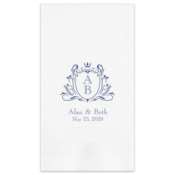 Regal Wedding Guest Towel - Printed