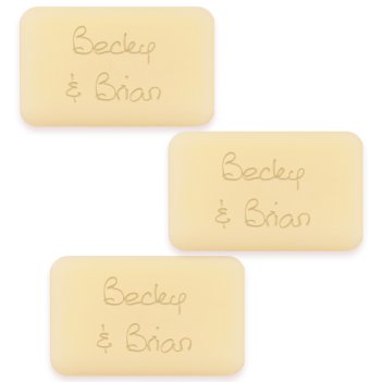 Anthony Personalized Triple Milled French Soap Set of 3 - Engraved